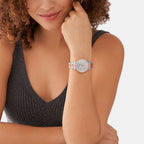 Fossil Women Round Mother Of Pearl watch