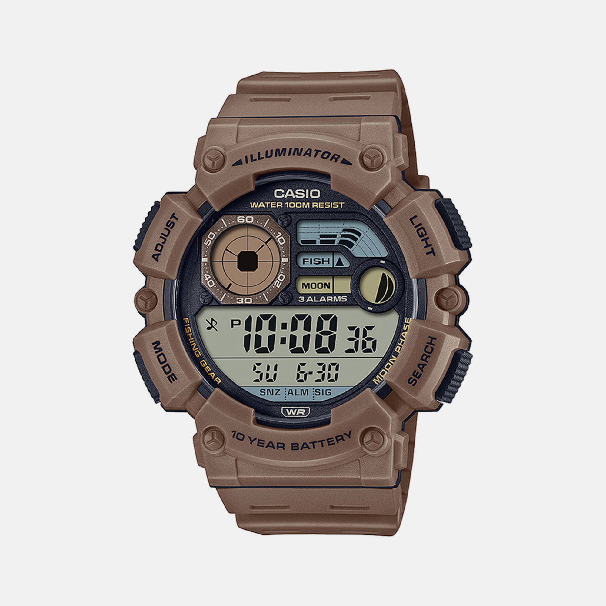 Casio Round Black Digital watch