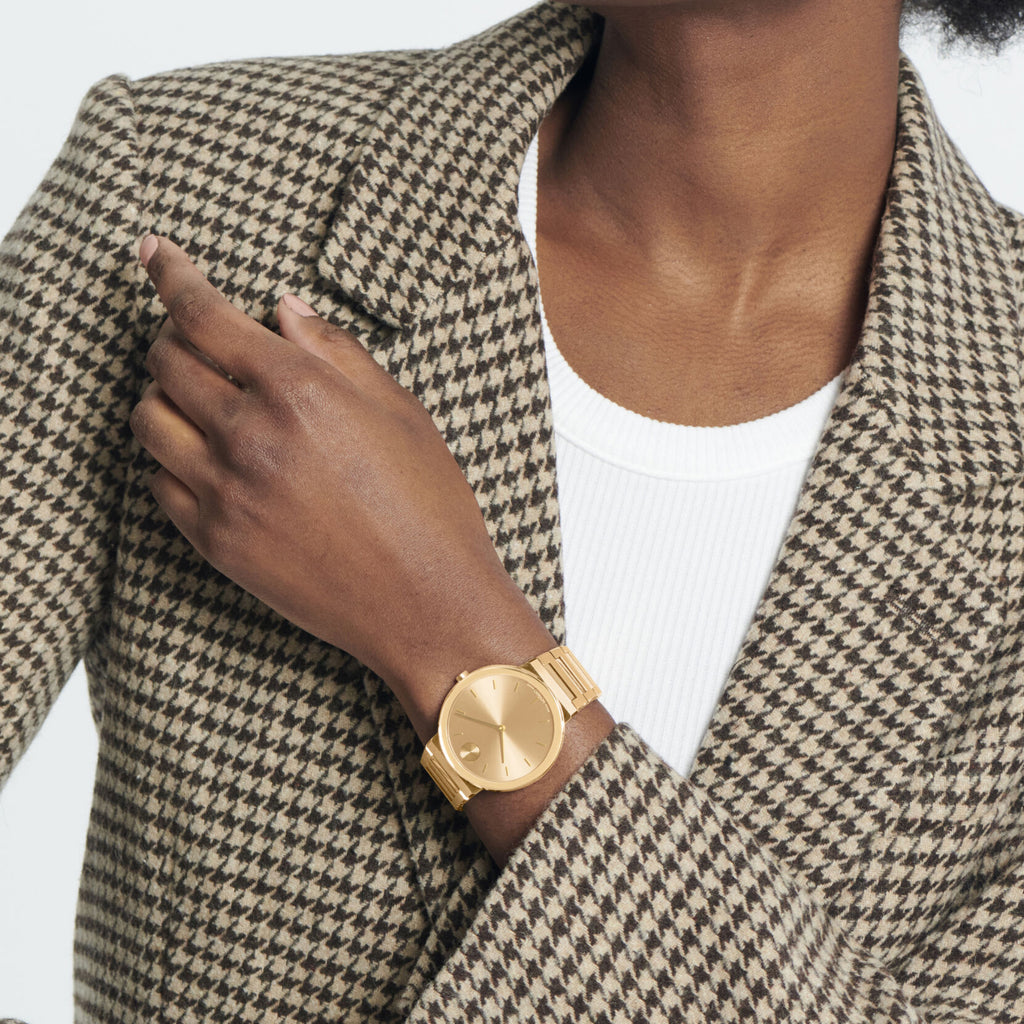 Movado Stainless Steel Round watch