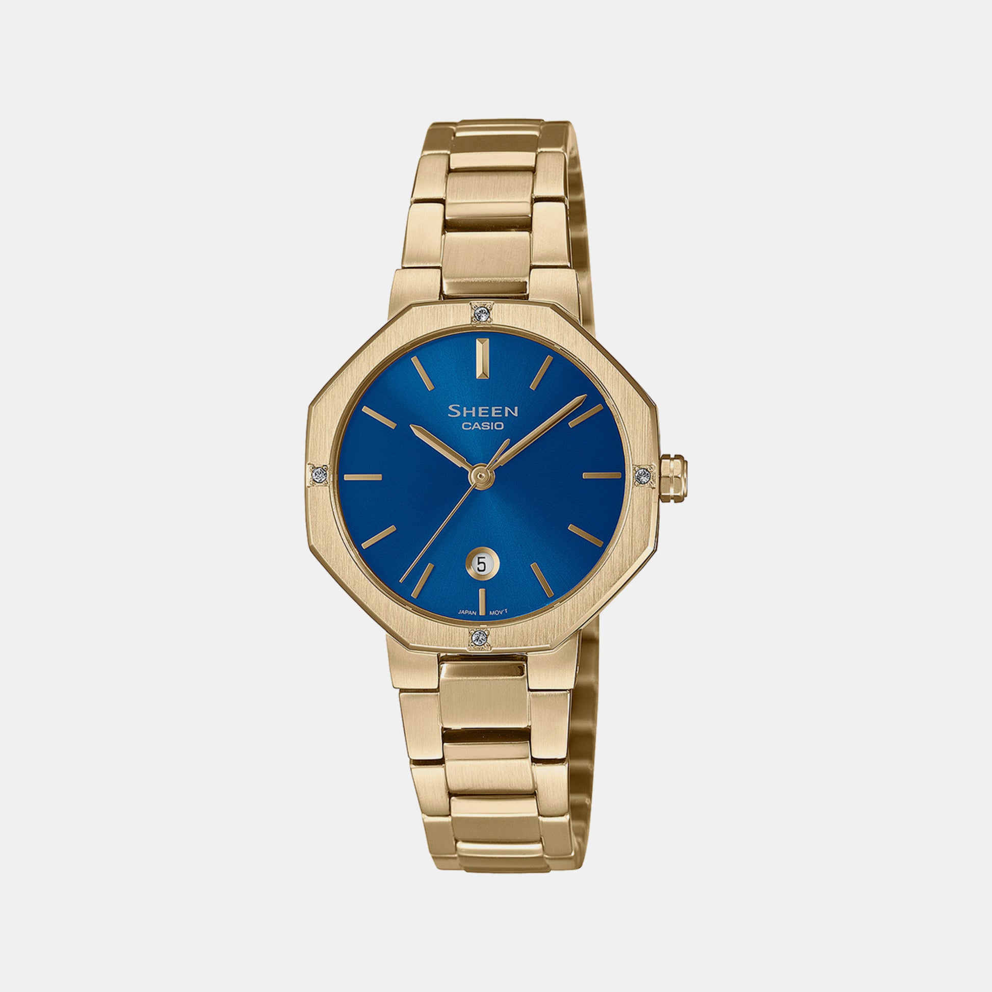 Female Blue Analog Stainless Steel Watch SH292