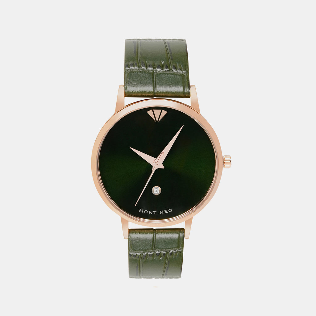 Mont Neo Round Green Analog watch