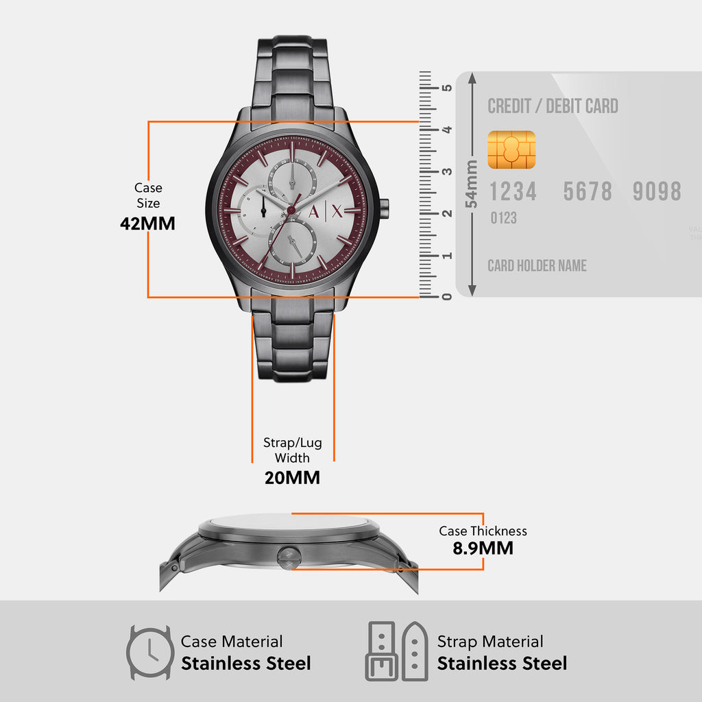 Armani Exchange 30 mm Grey Quartz watch