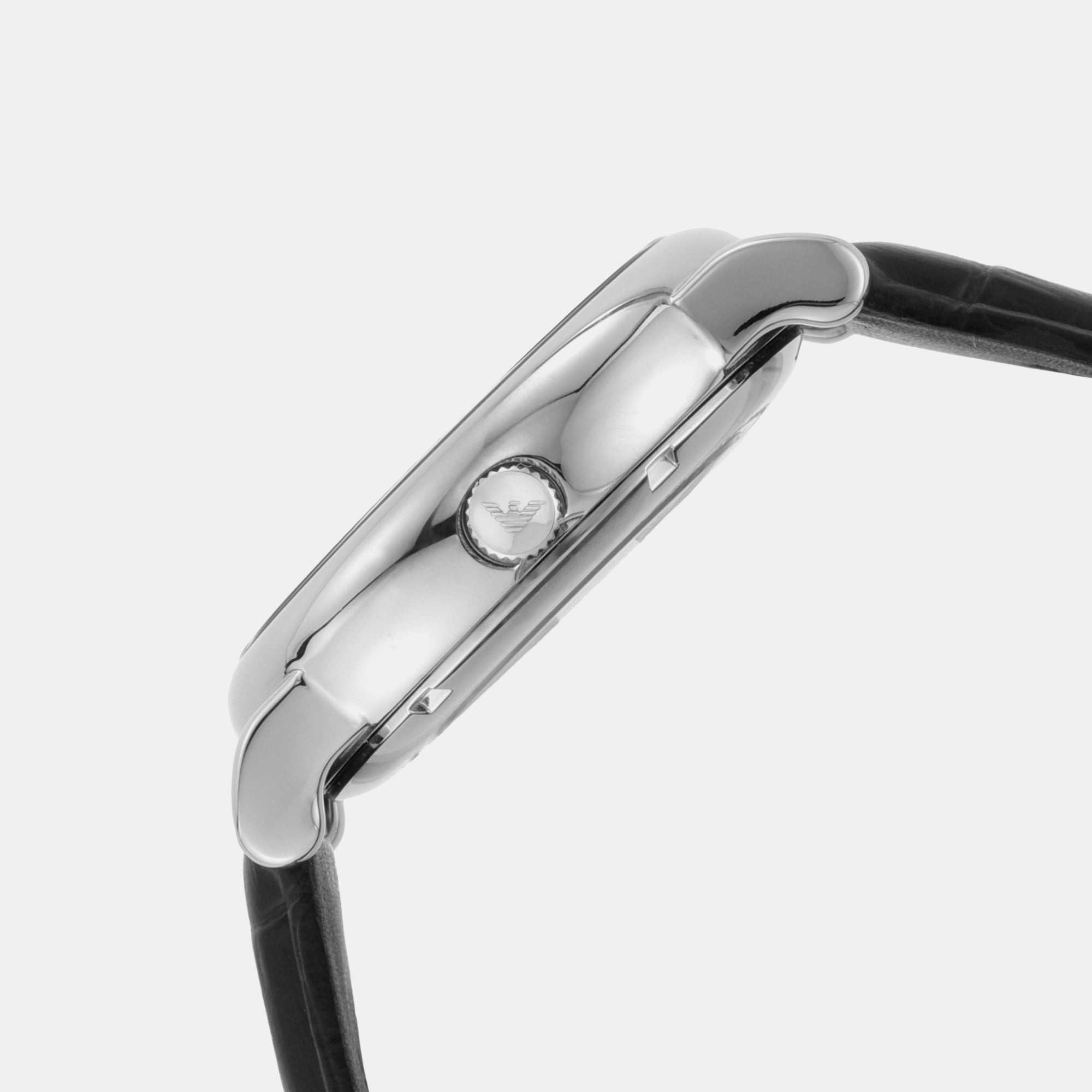 Luigi Men Automatic Grey Dial Analog Leather Watch AR1981