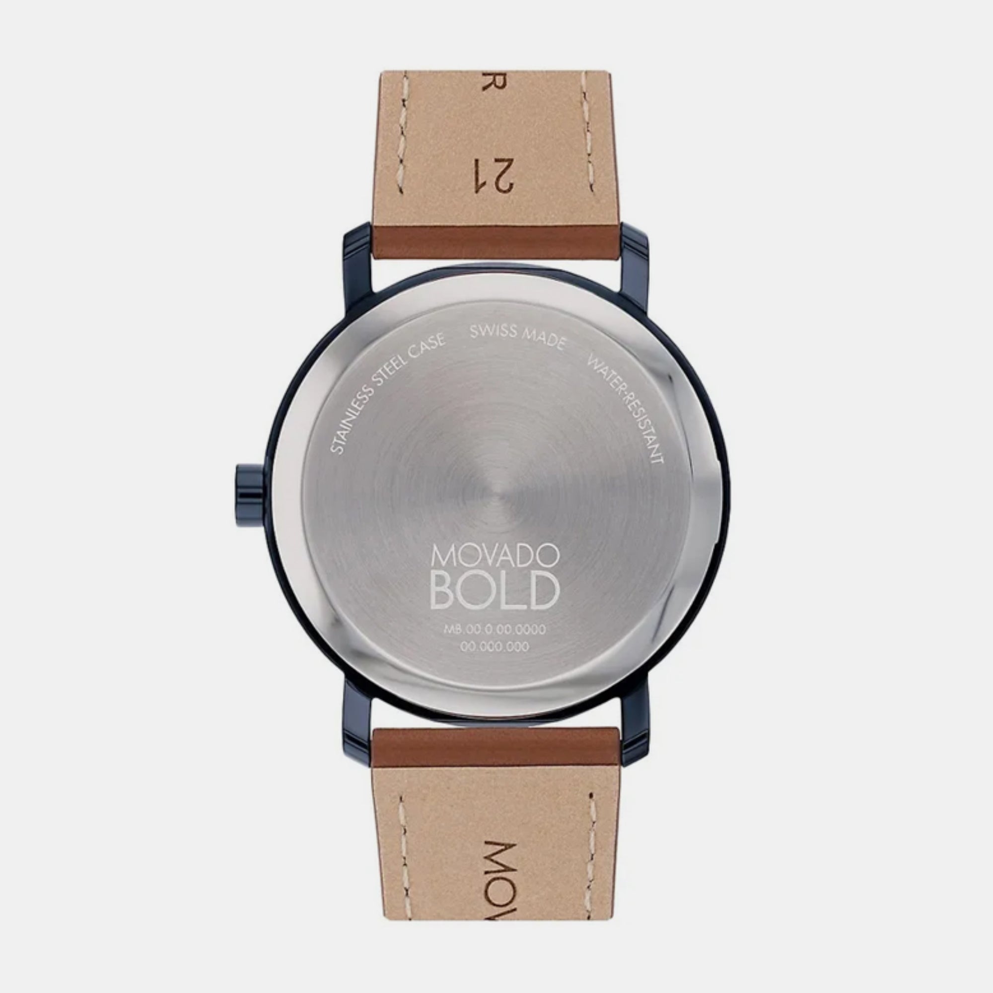 Movado Men Round Blue watch