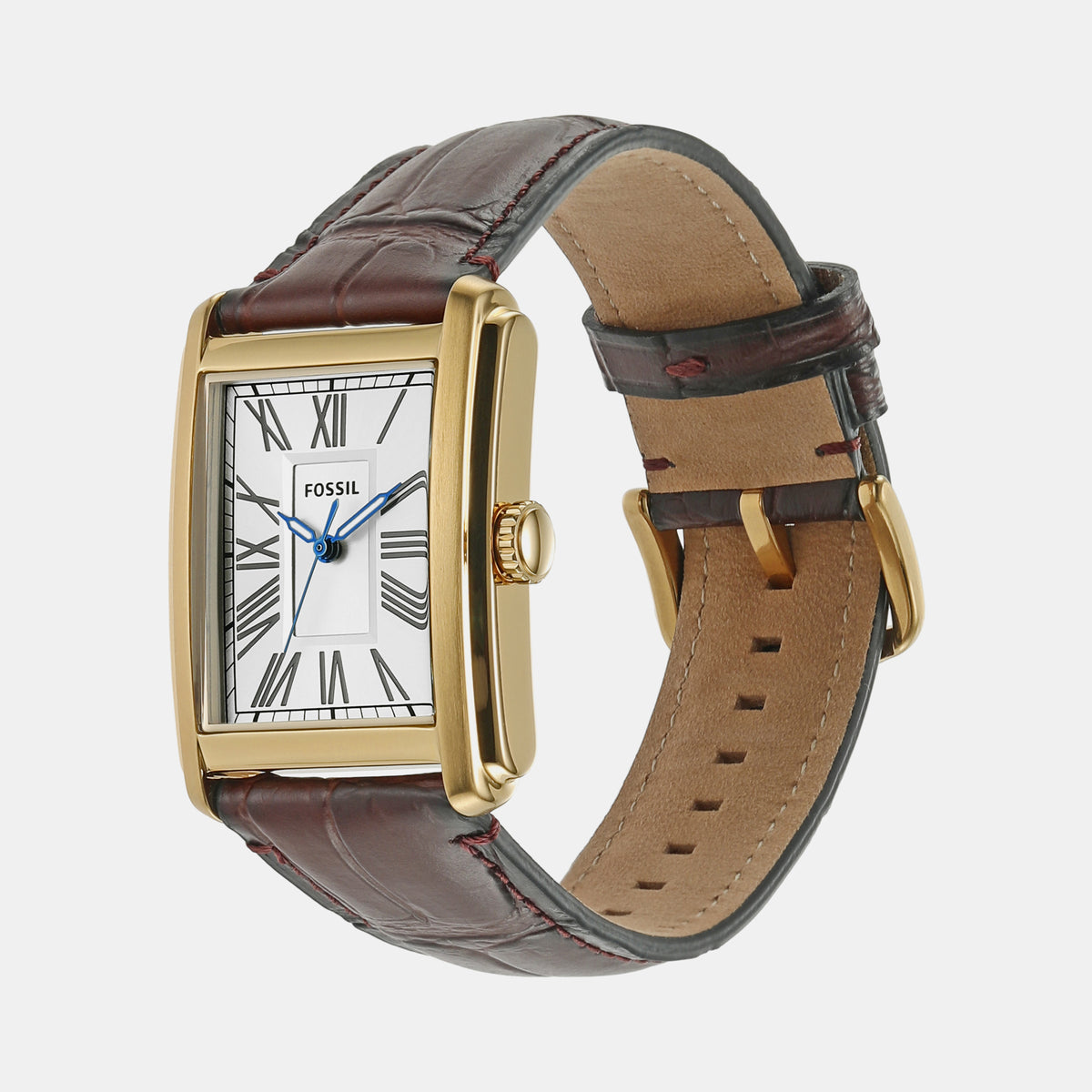 Fossil Men Rectangular White watch