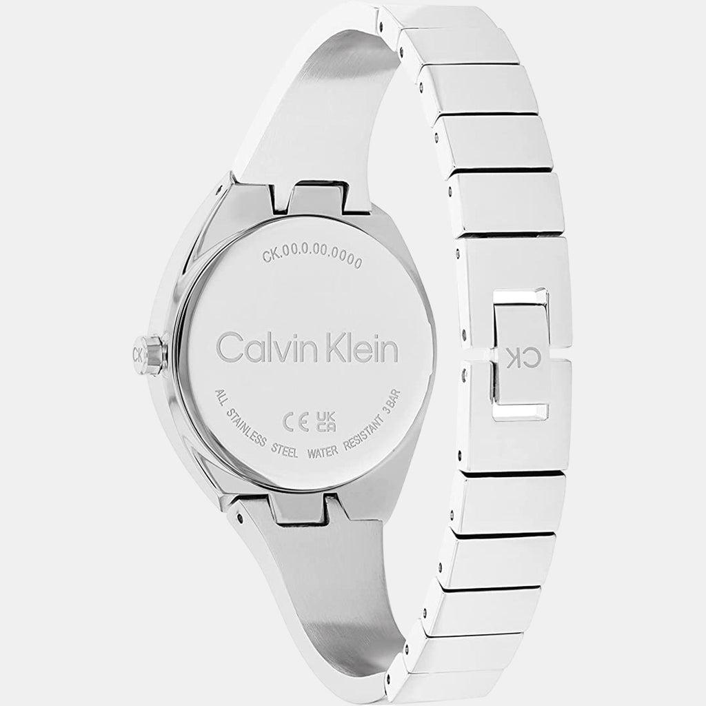 Charming Women Quartz Silver Dial Analog Stainless Steel Watch 25200234