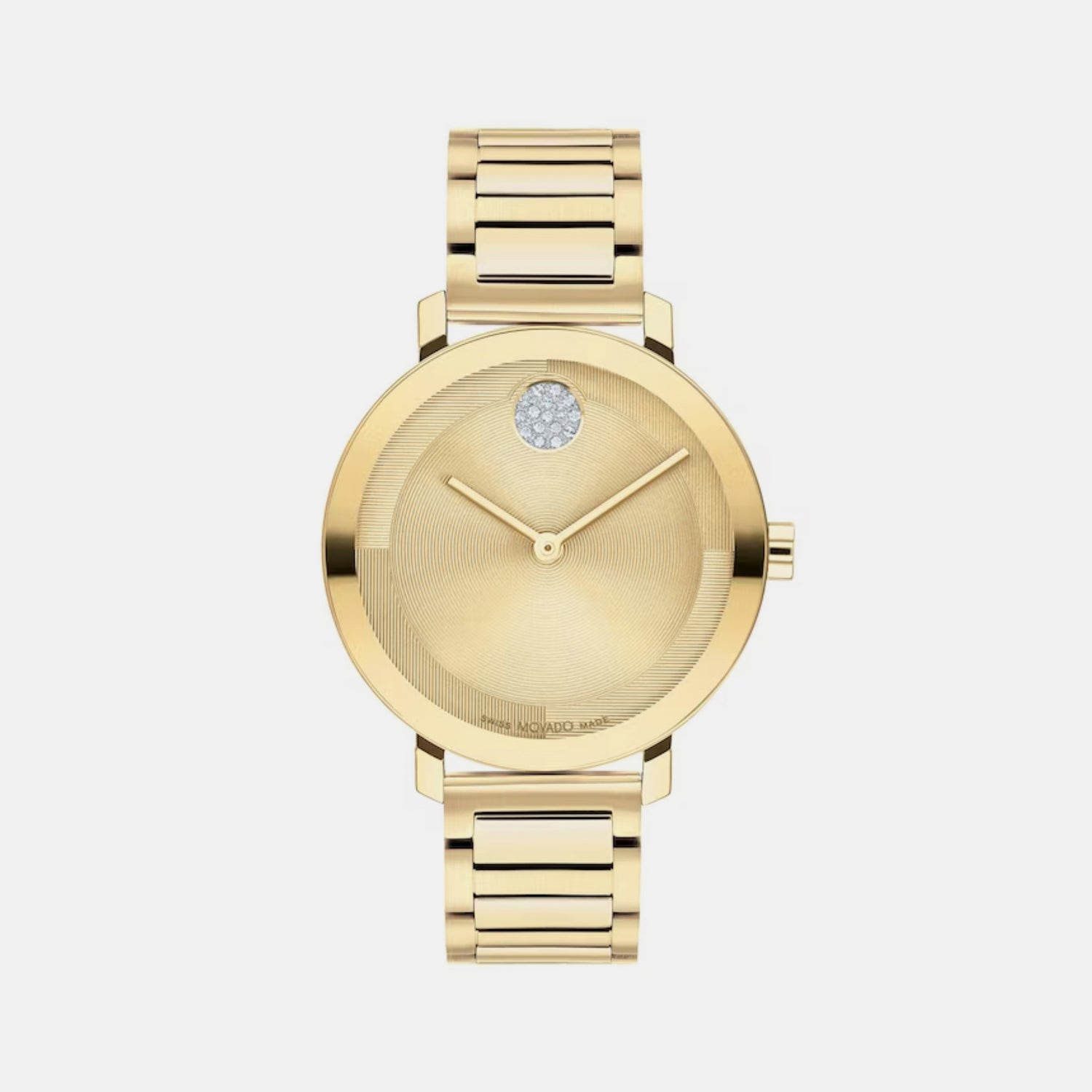 Bold Female Gold Analog Stainless Steel Watch 3601106