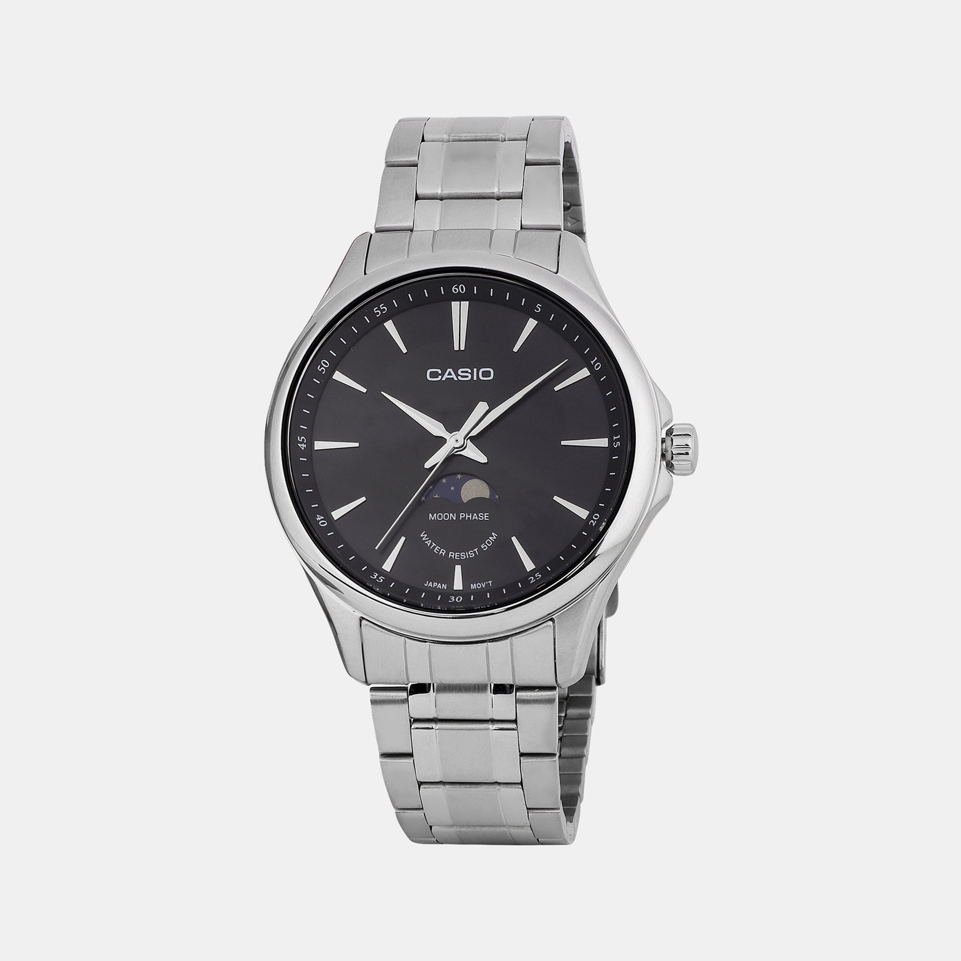 Enticer Black Male Analog Stainless Steel Watch A2165