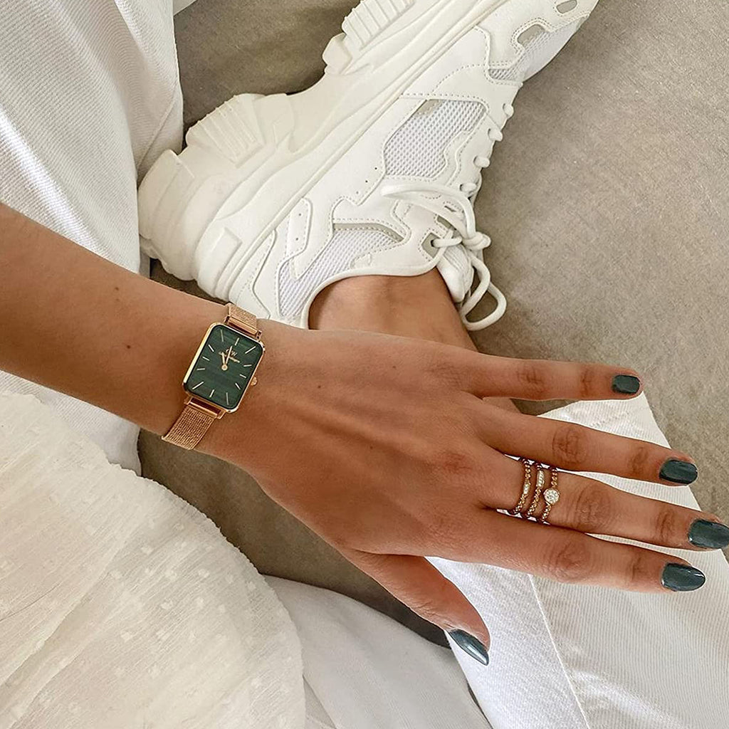 Daniel Wellington Women Square Green watch