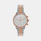 Female Mother of Pearl Chronograph Stainless Steel Watch ES5279