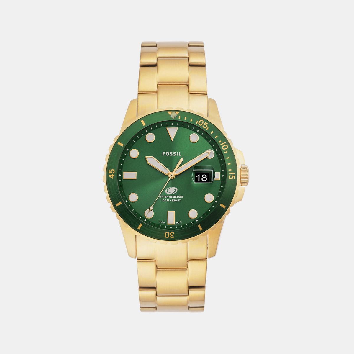 Fossil Round Green Analog watch