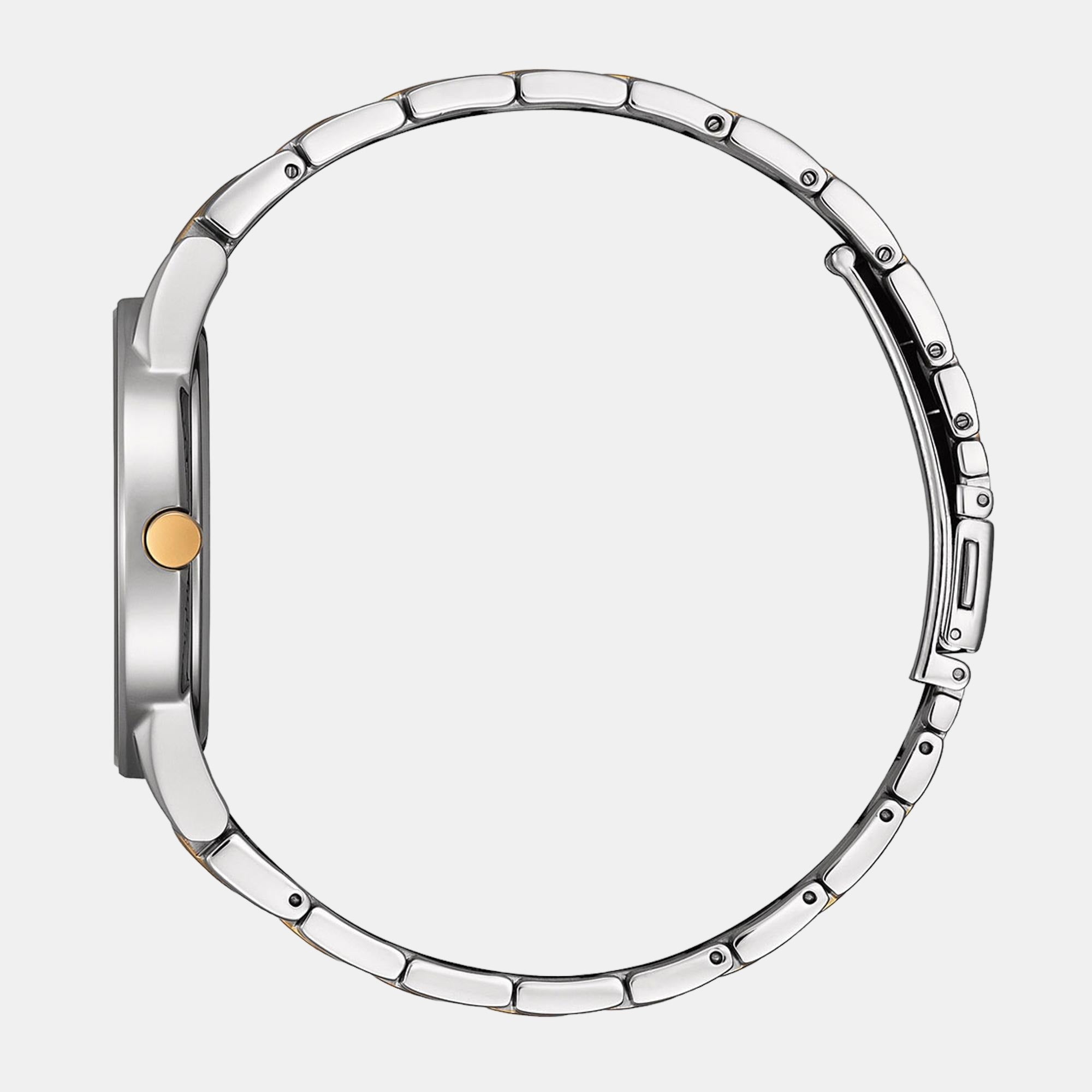 Axiom Men Eco-Drive Blue Dial Analog Stainless Steel Watch AU1064-85L