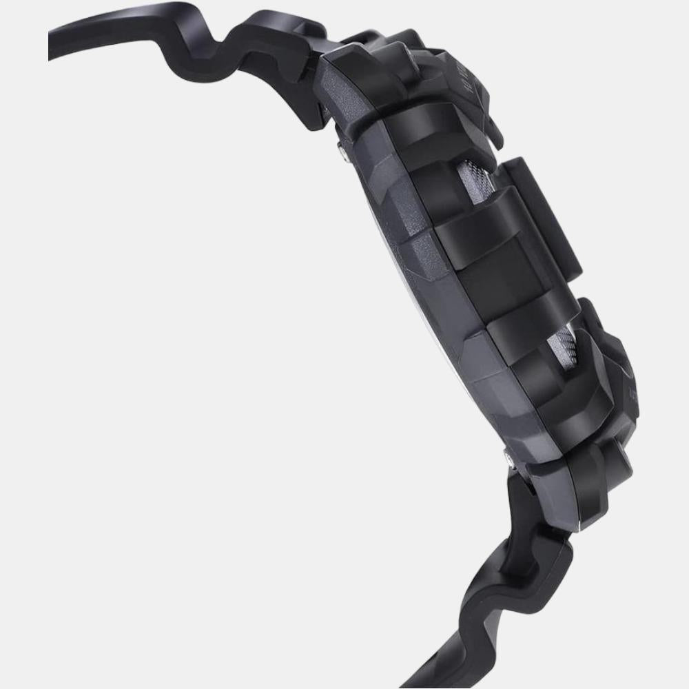 Casio Men Round Black watch