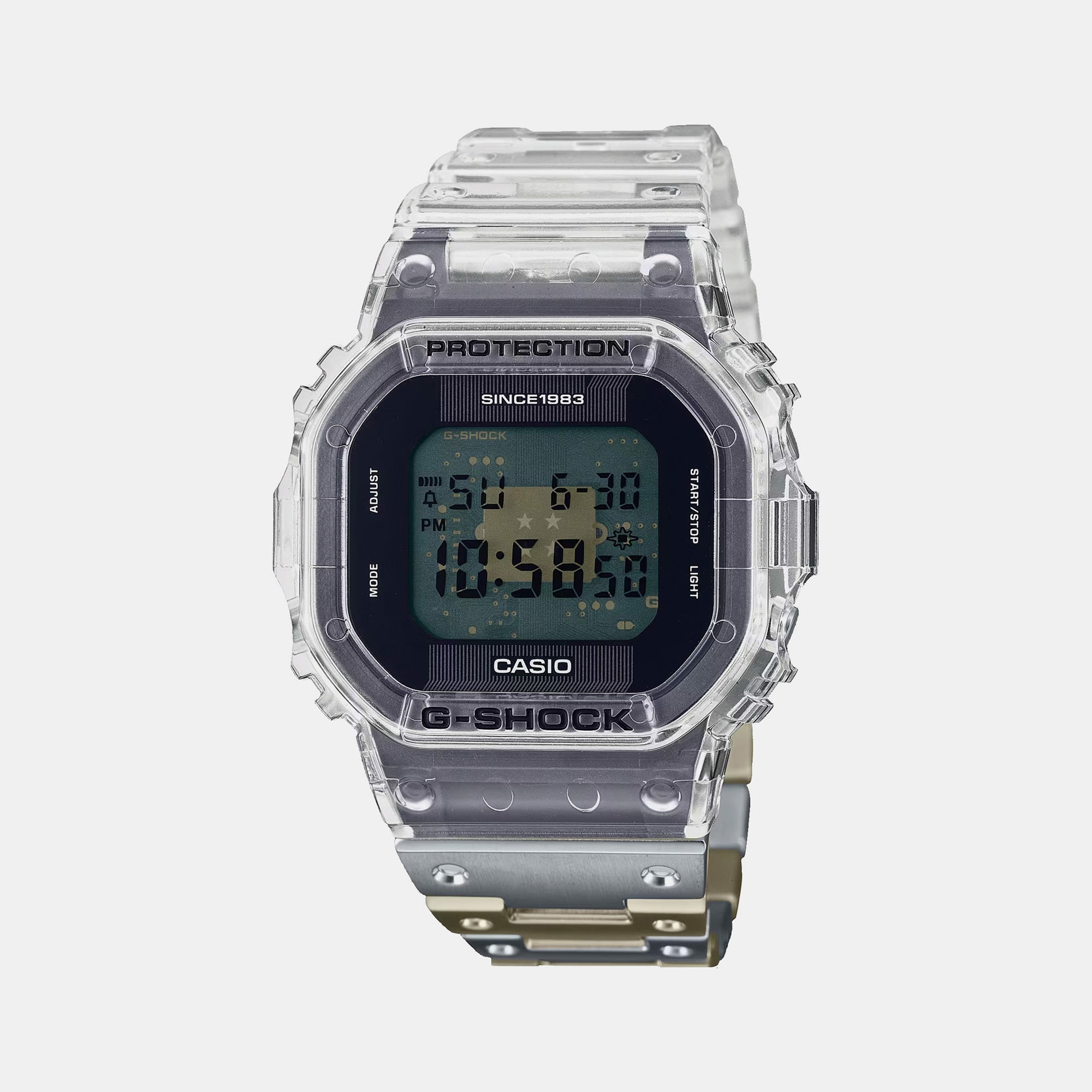 G-Shock Black Male Digital Stainless Steel Watch G1440 – Just In Time