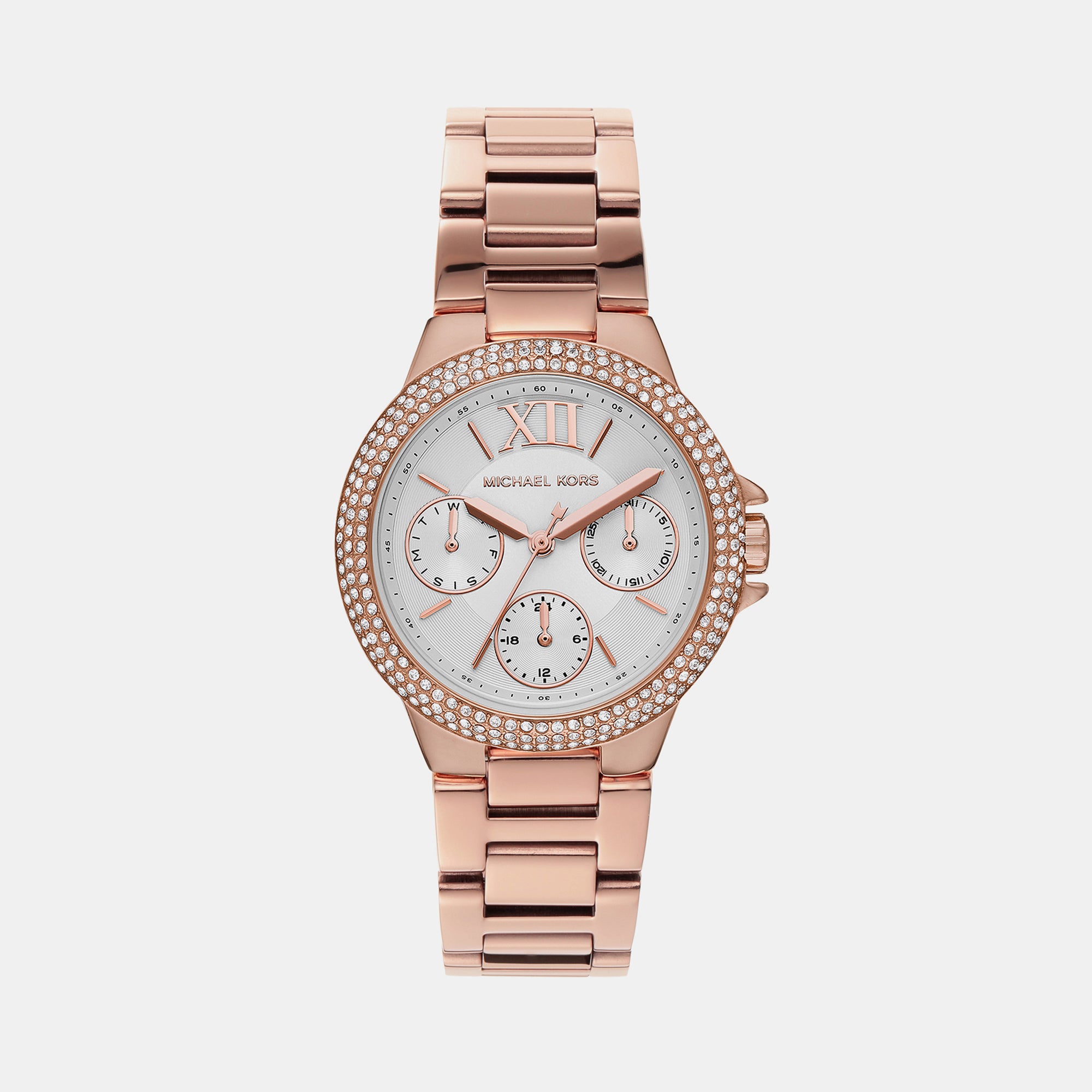 Michael Kors Round White Chronograph watch