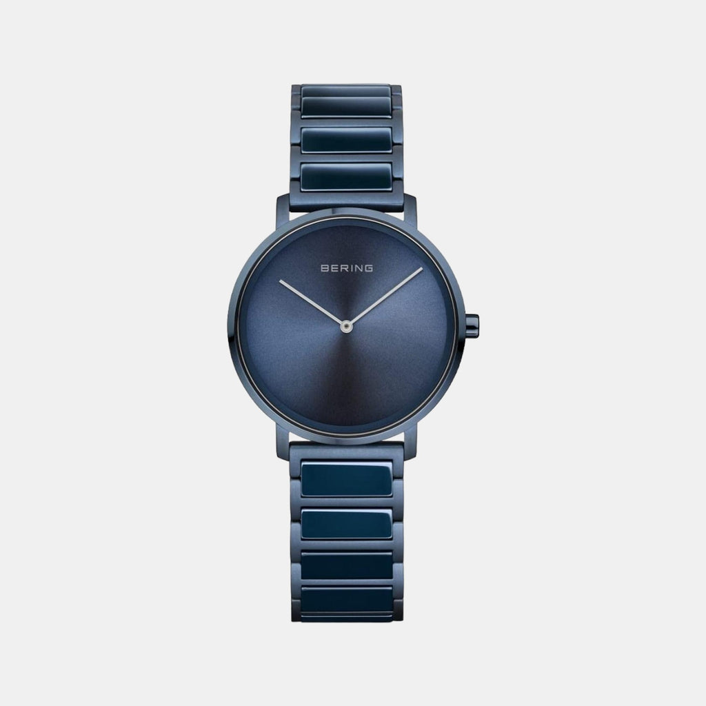 Bering Round Blue Analog watch