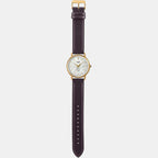 Casio Leather White watch