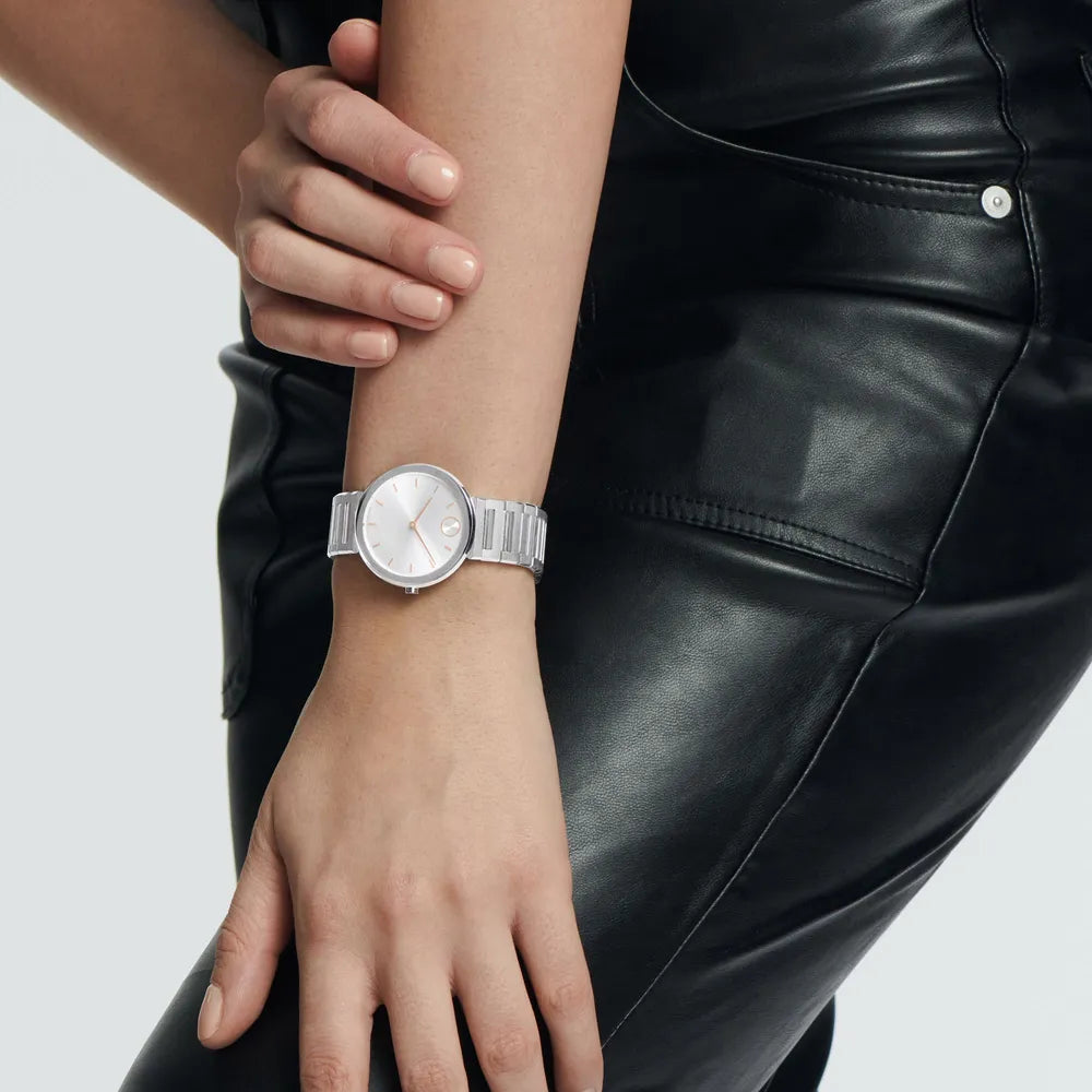 Movado Stainless Steel Round watch