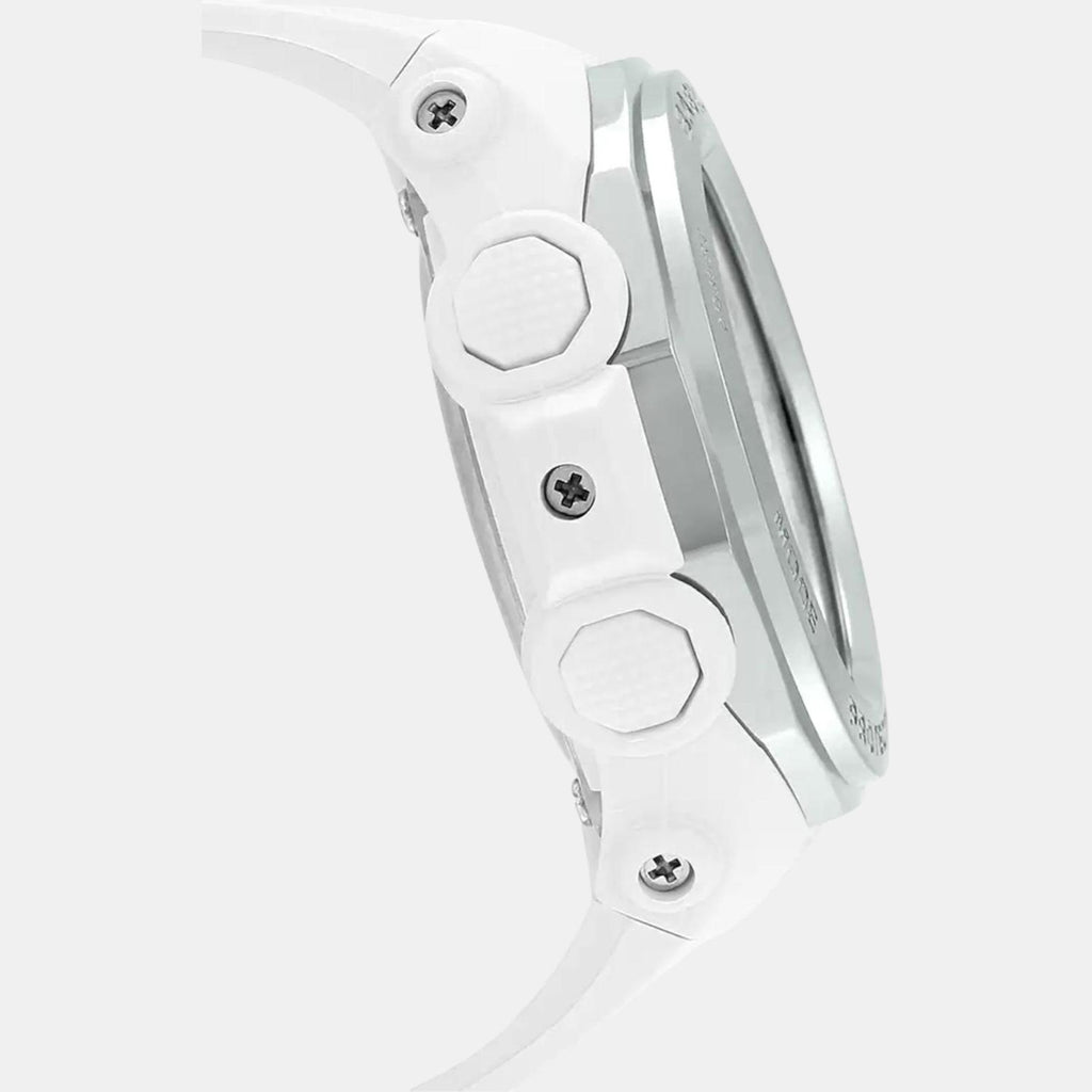 Baby-G Women Quartz White Dial Analog Resin Watch BX059