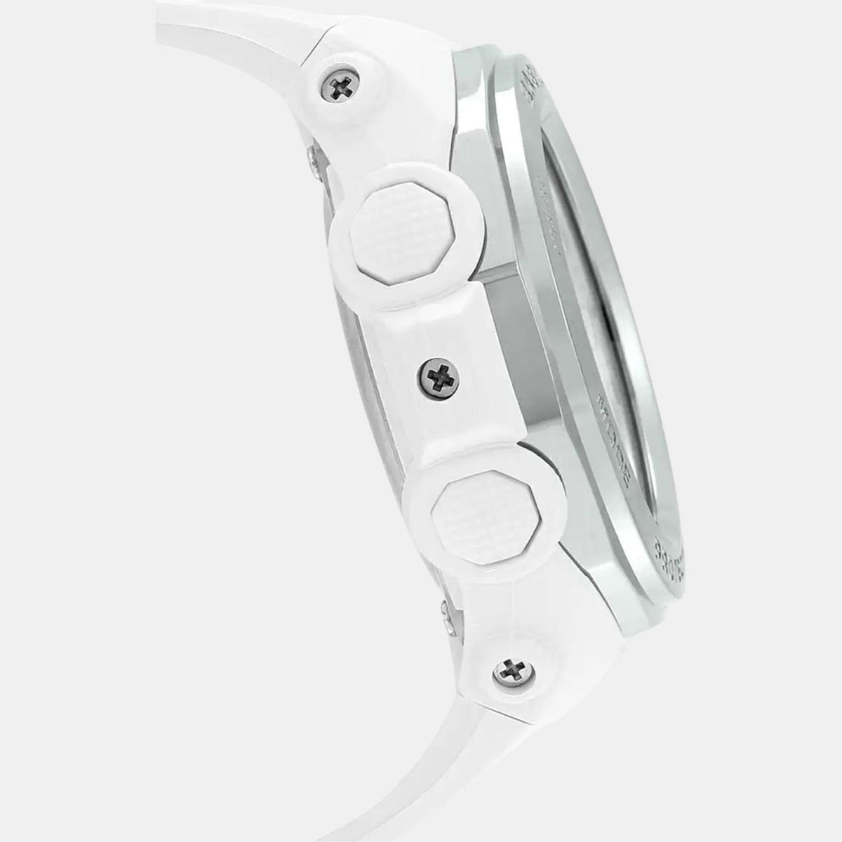 Baby-G Women Quartz White Dial Analog-Digital Resin Watch BX059