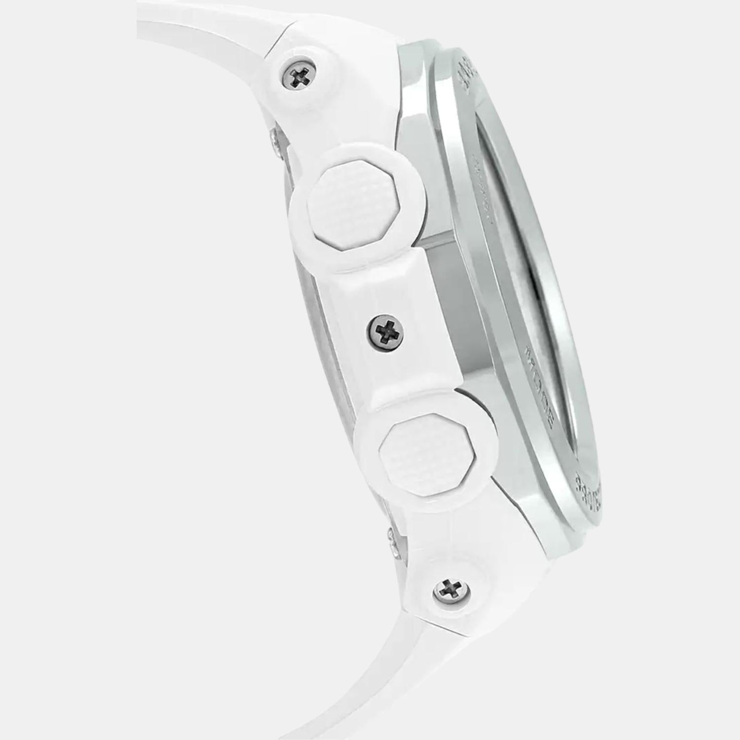 Baby-G Women Quartz White Dial Analog Resin Watch BX059