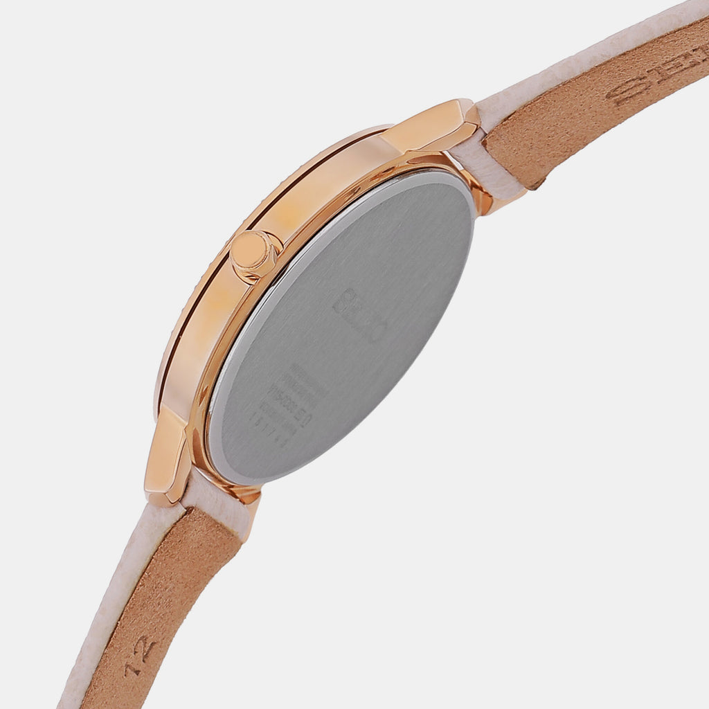 Seiko Women Round Pink watch