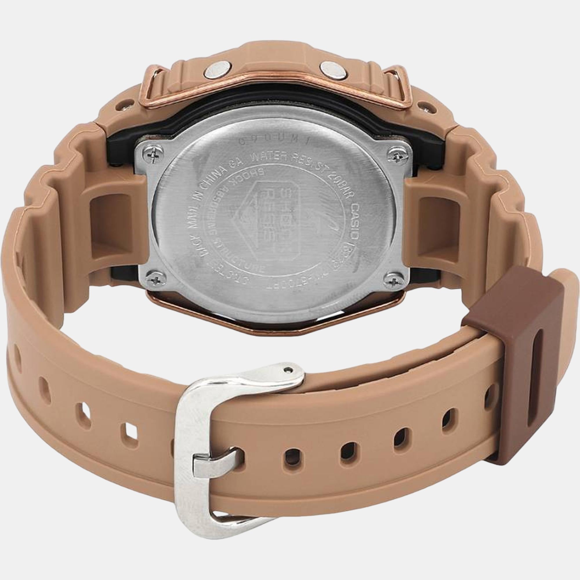 G-Shock Men Quartz Silver Dial Digital Silicone Watch G1336