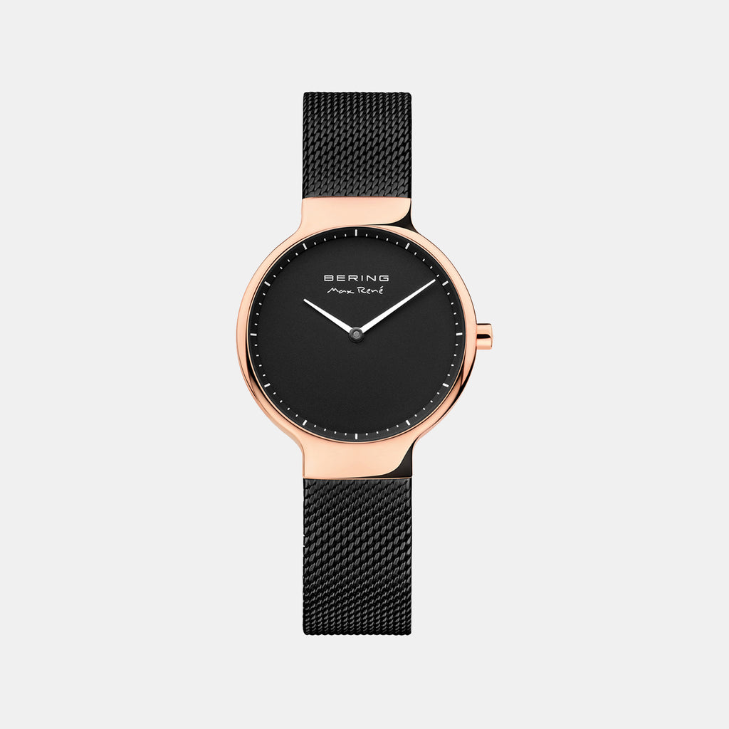 Bering Round Black Analog watch