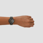 Armani Exchange Women Round Black watch