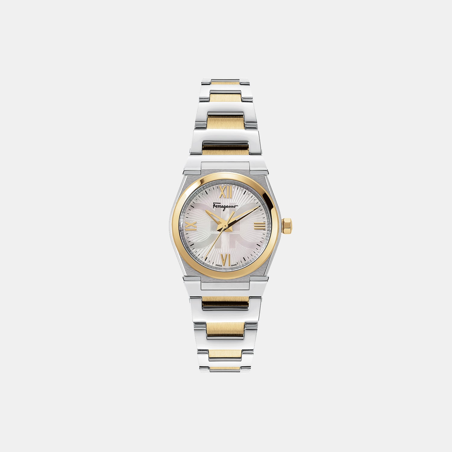Ferragamo Round White Analog watch