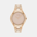 Calvin Klein Round Gold Analog watch