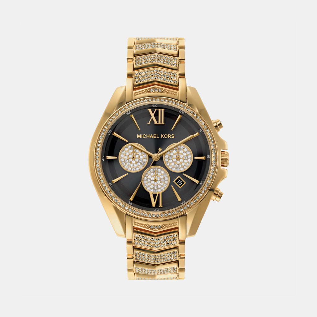Michael Kors Round Black Chronograph watch