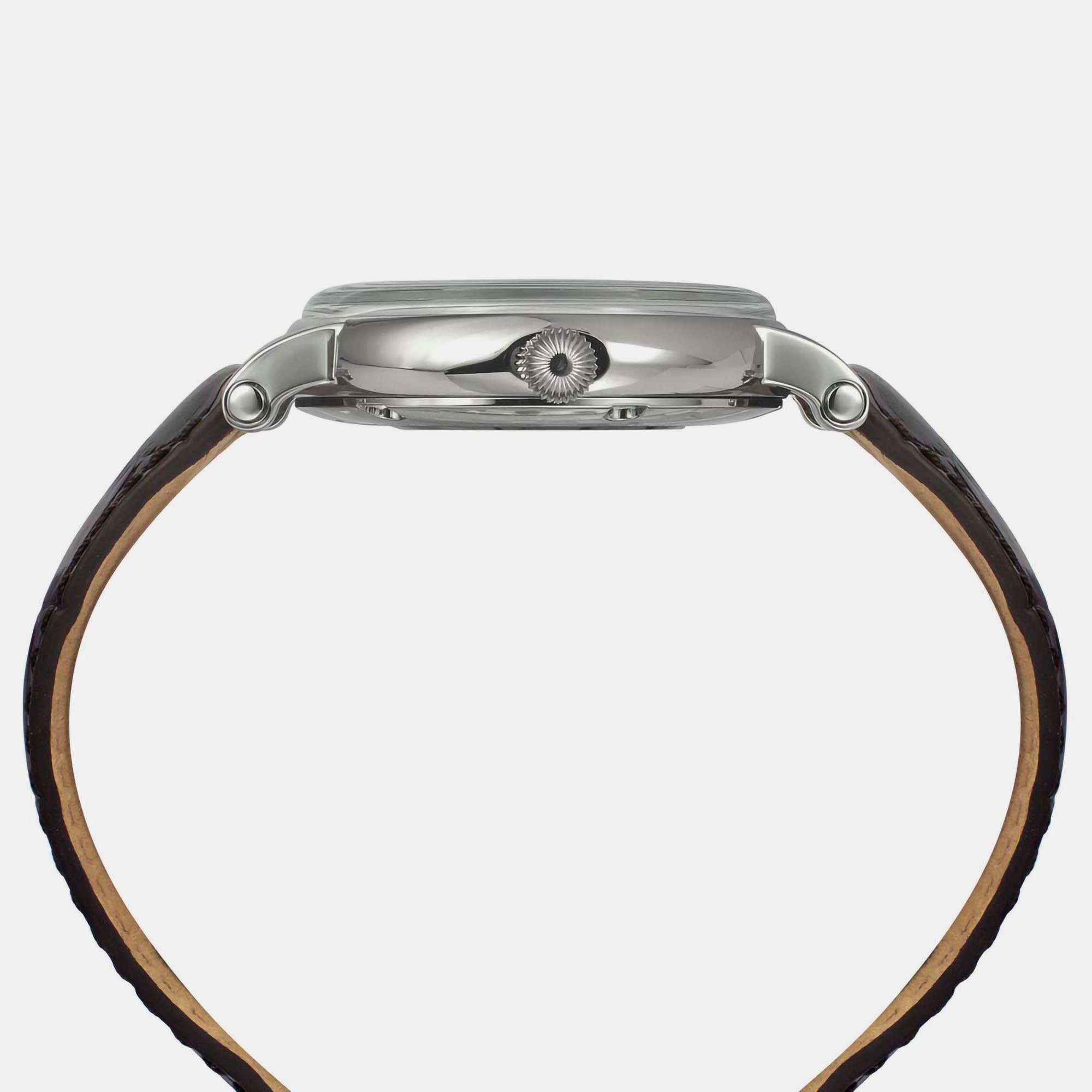 Timex Leather Green watch