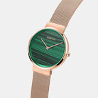 Bering Stainless Steel Round watch