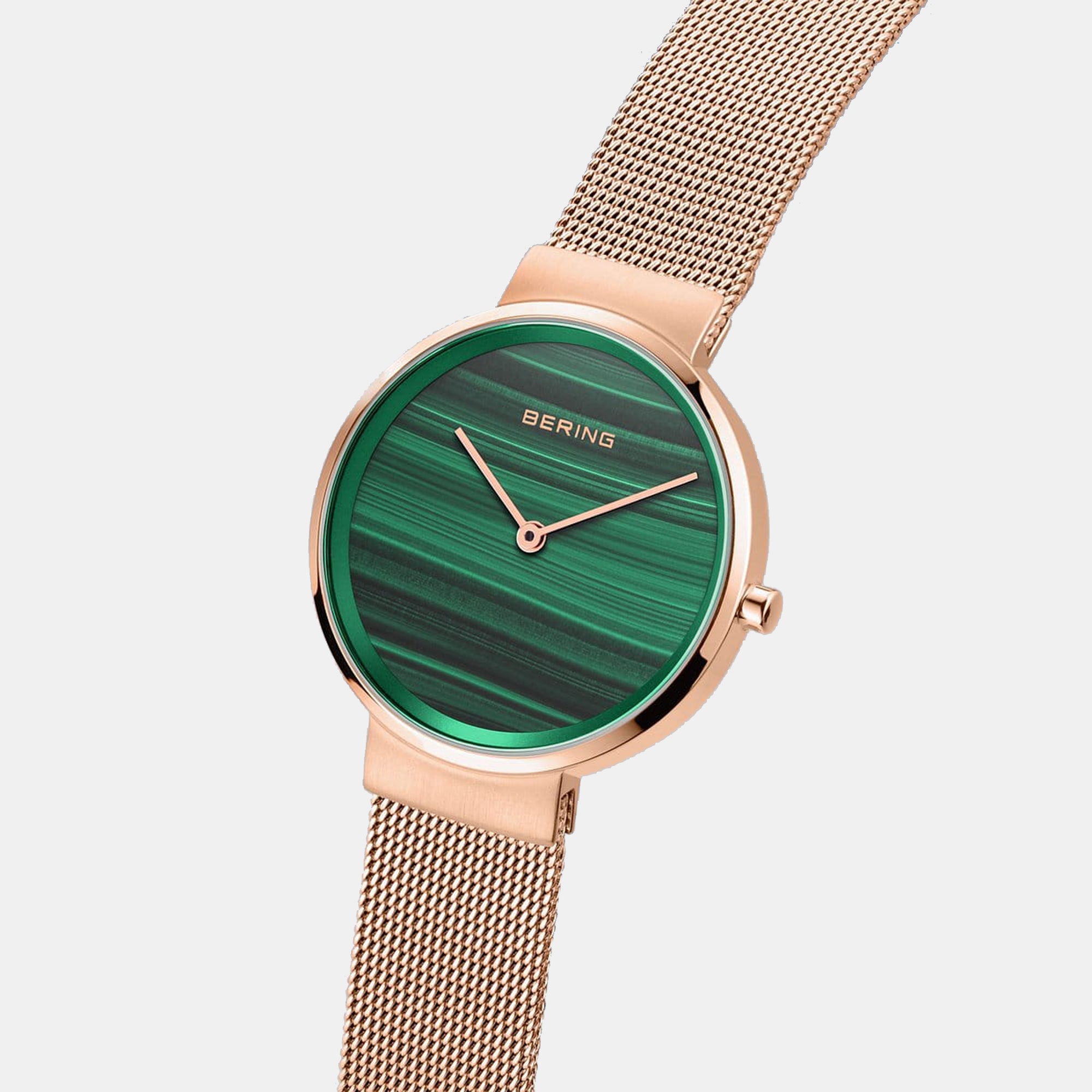 Bering Stainless Steel Round watch