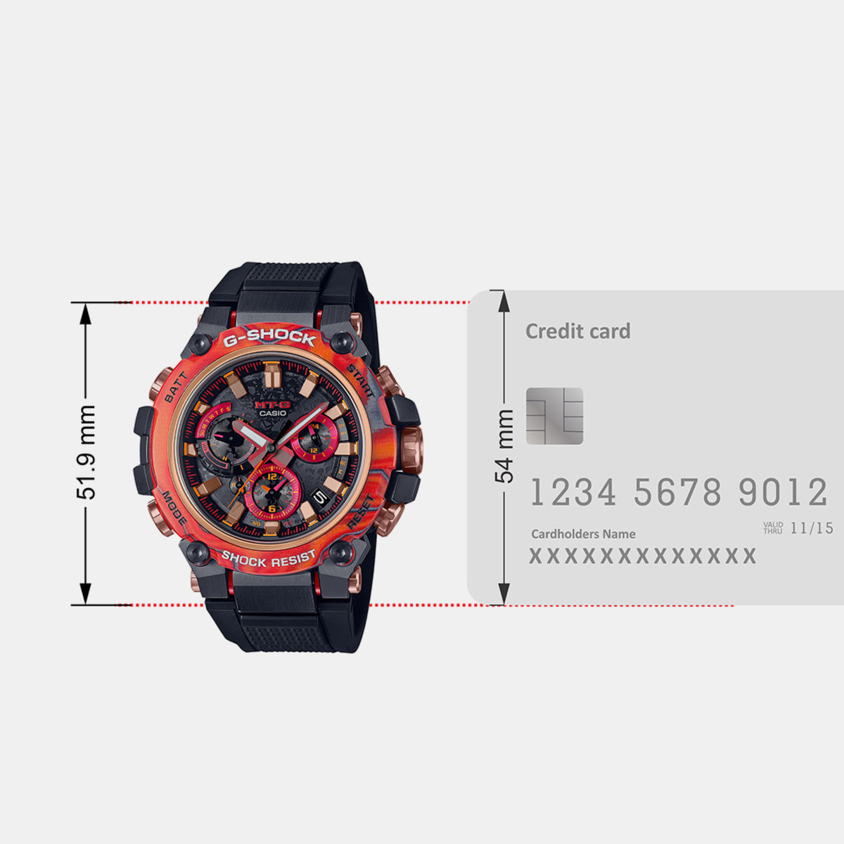 Casio 51 mm Black Quartz watch