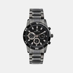 Mont Neo Round Black Chronograph watch