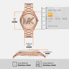 Michael Kors 42 mm Rose Gold Quartz watch