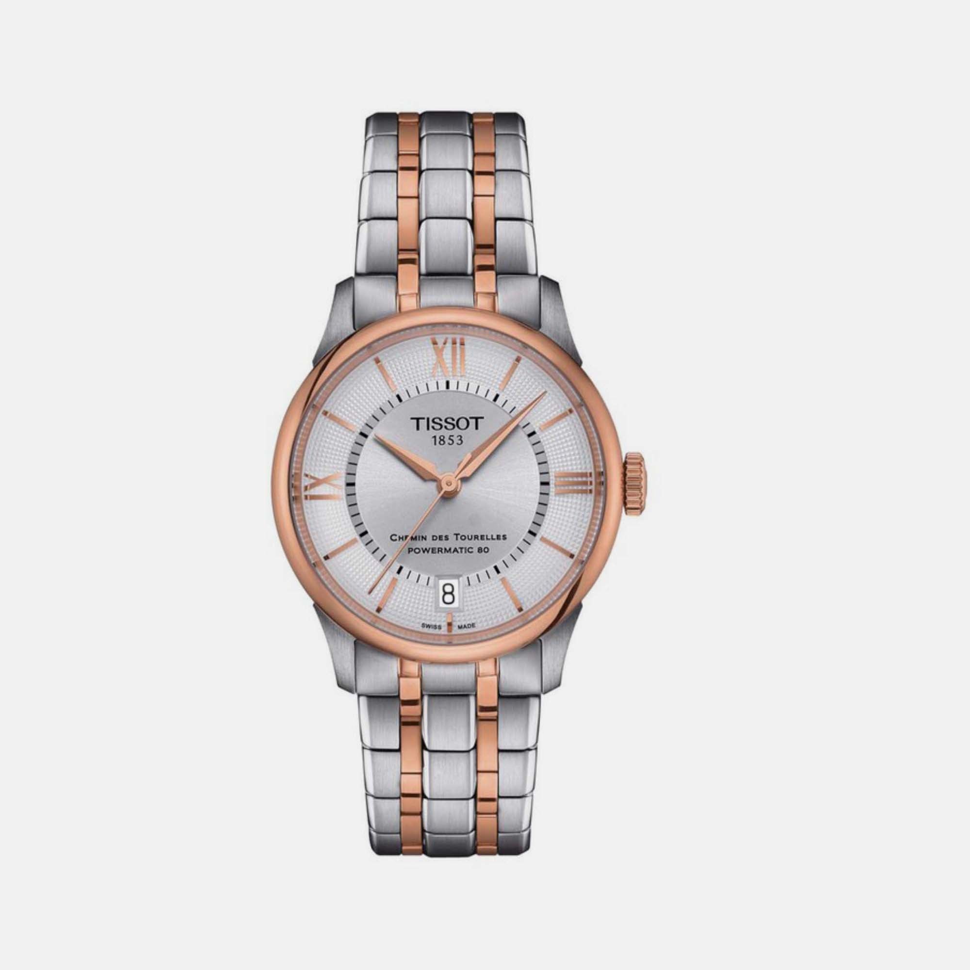 Tissot Round Silver Analog watch