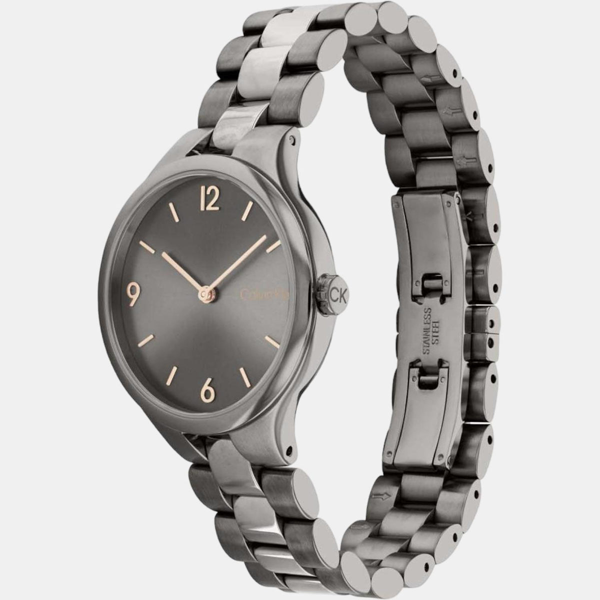 Calvin Klein Women Round Grey watch