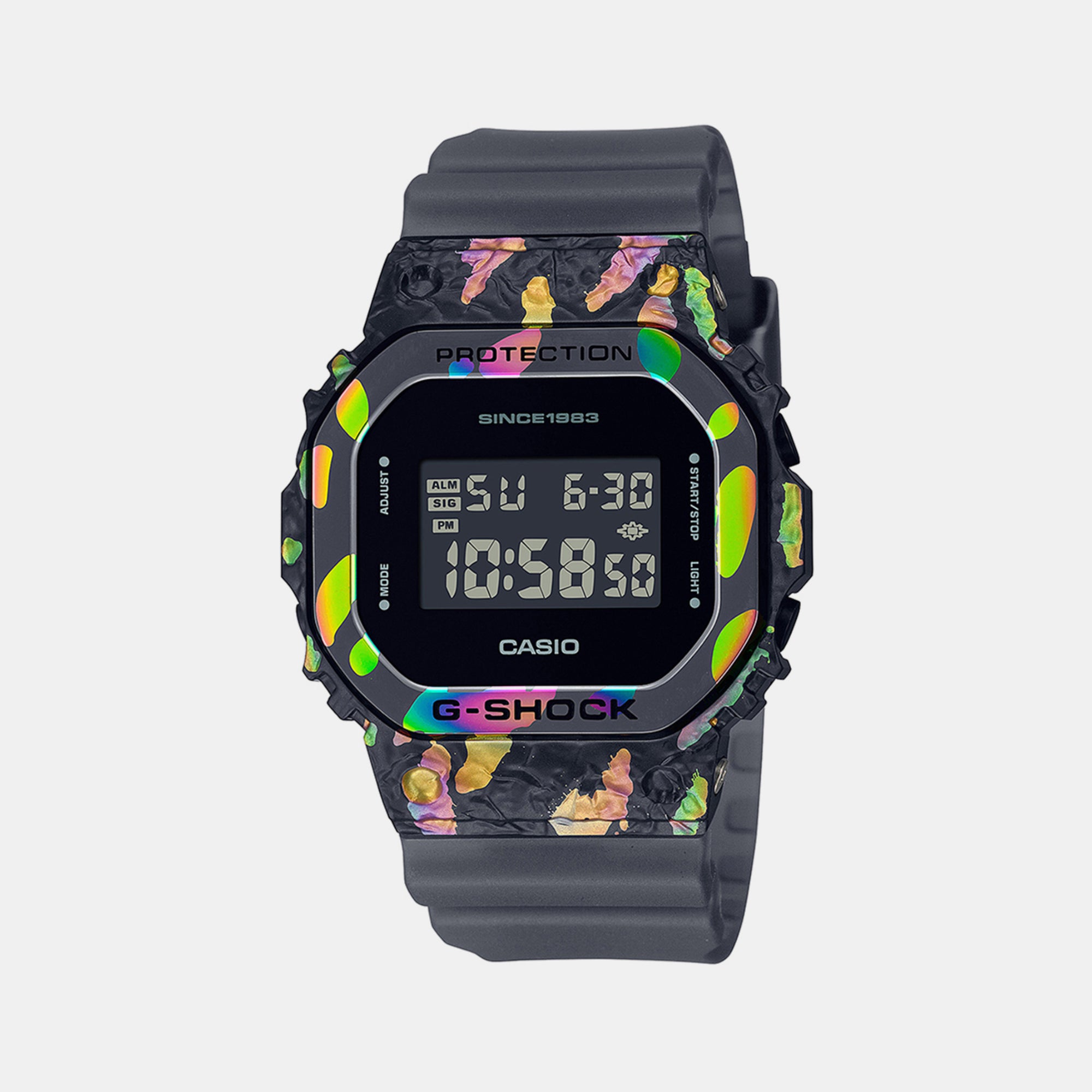 Casio Rectangular Black Digital watch