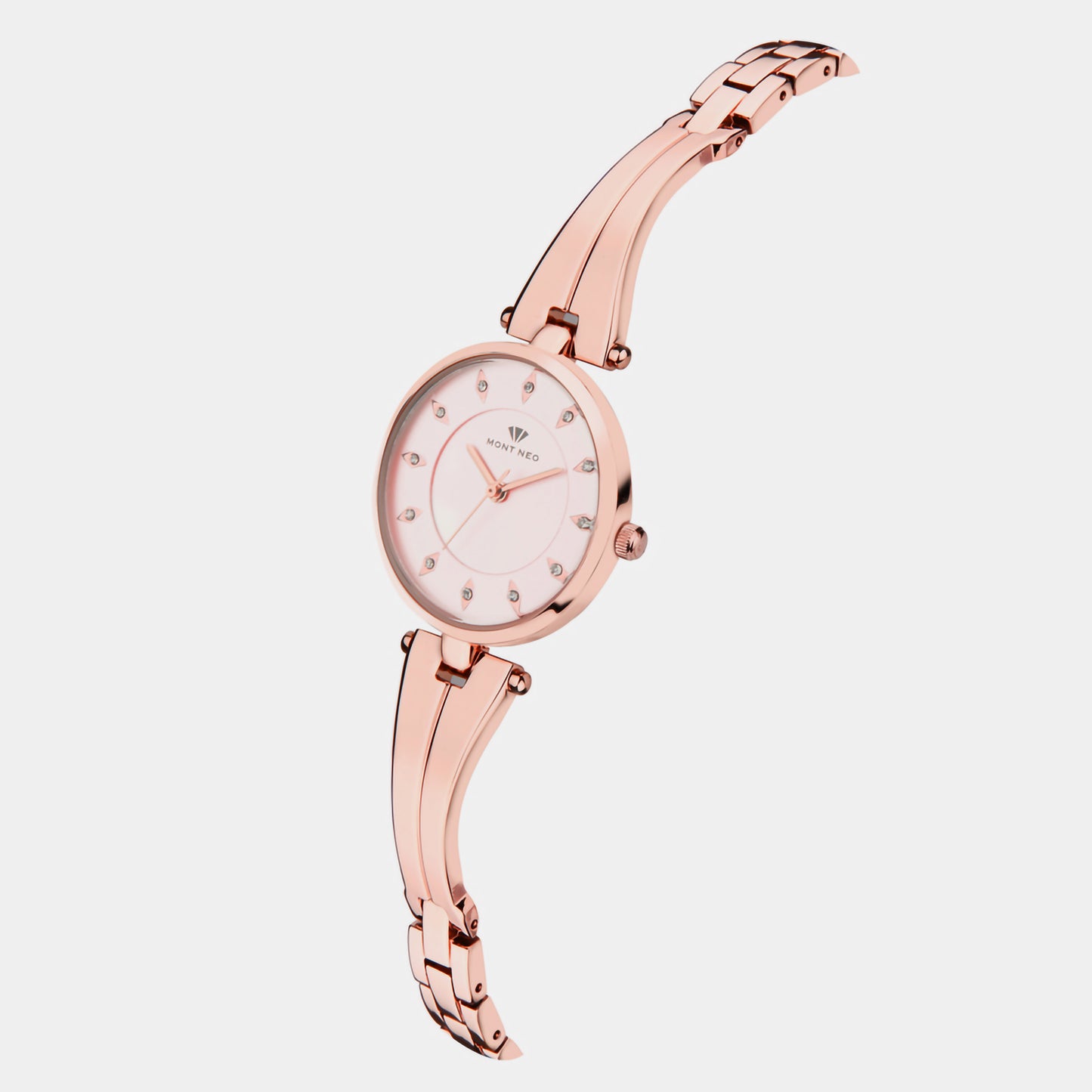 Female Rose Gold Analog Stainless Steel Watch 2003T-M0307