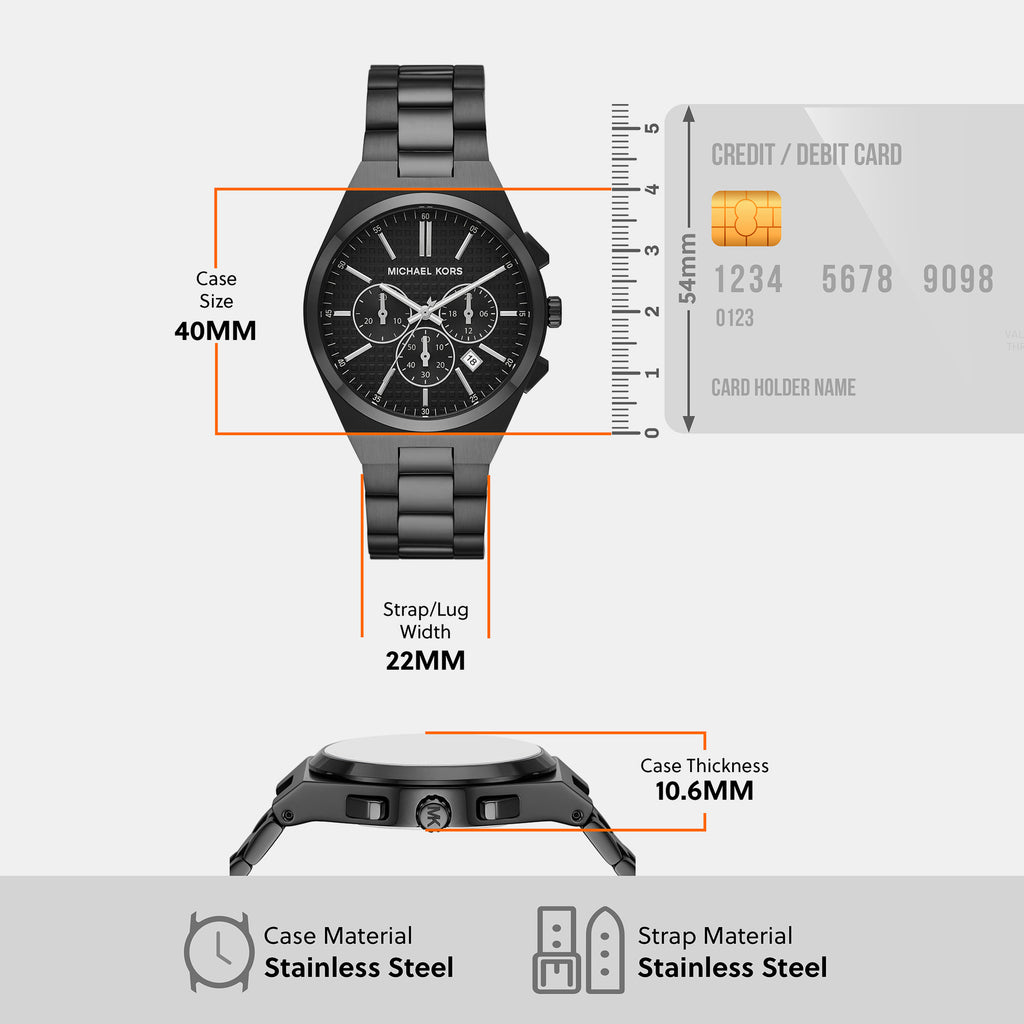 Michael Kors 30 mm Black Quartz watch