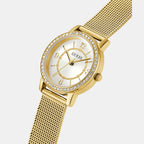 Melody Women Quartz Silver Dial Analog Stainless Steel Watch GW0534L2