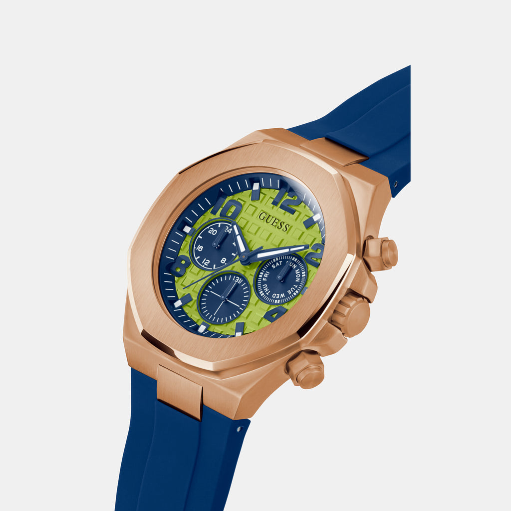 Guess Stainless Steel Round watch