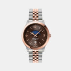 Ferragamo Round Brown Analog watch