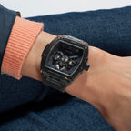 Men Quartz Blue Dial Chronograph Silicone Watch GW0203G9