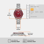 Emporio Armani Stainless Steel Round watch