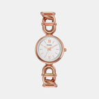 Fossil Round Silver Analog watch