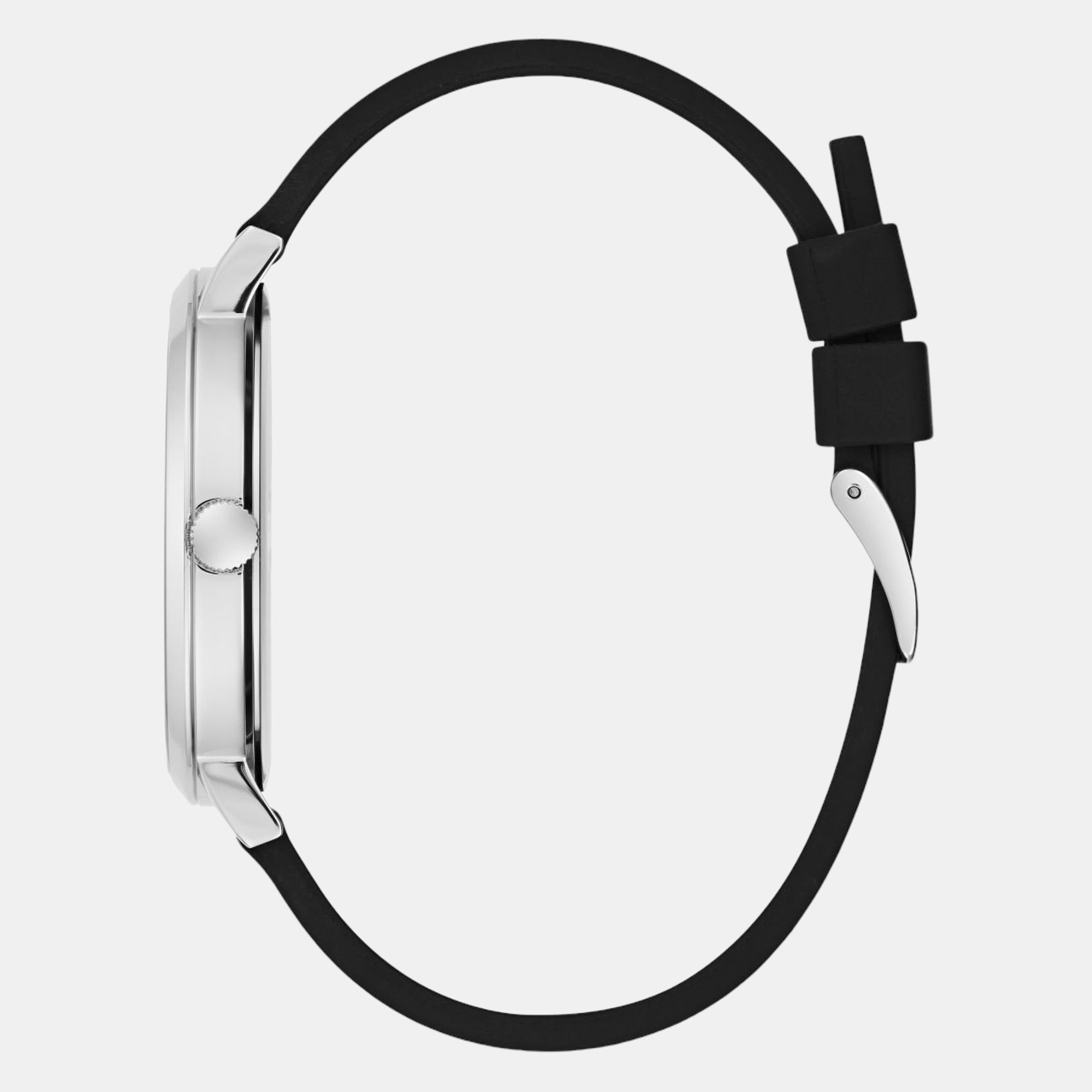 Idol Men Quartz Blue Dial Analog Silicone Watch GW0503G2